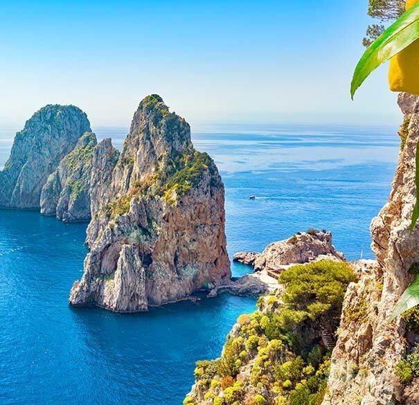 treking capri, vezuv, amalfi izimanija