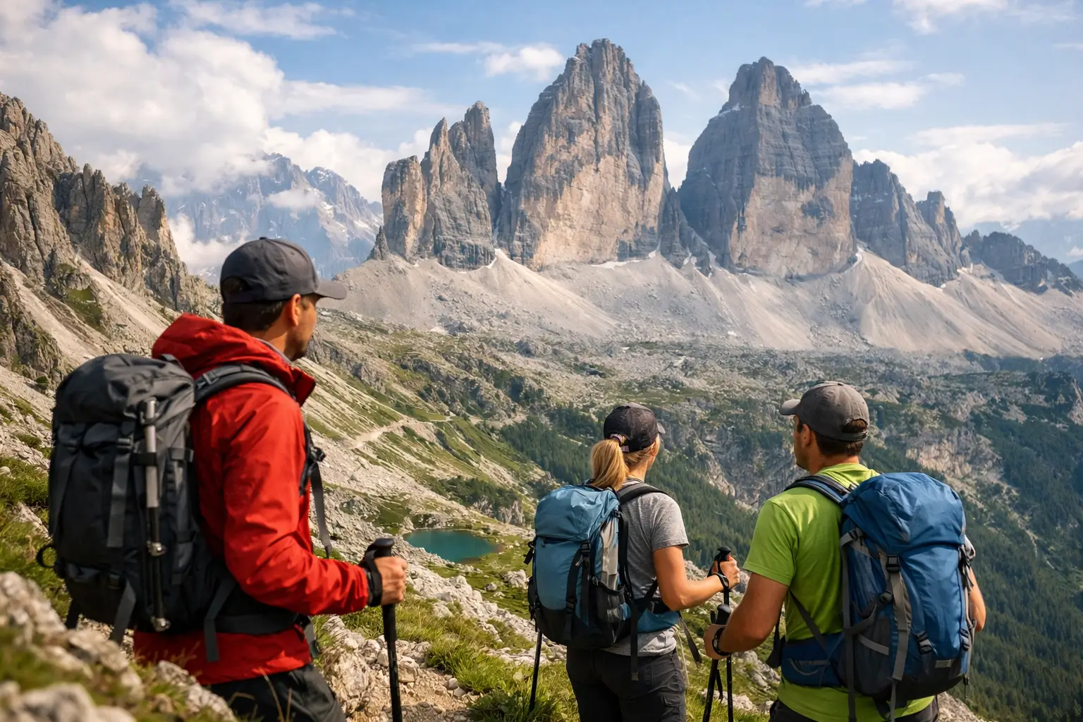 Treking po Dolomitih z vodnikom